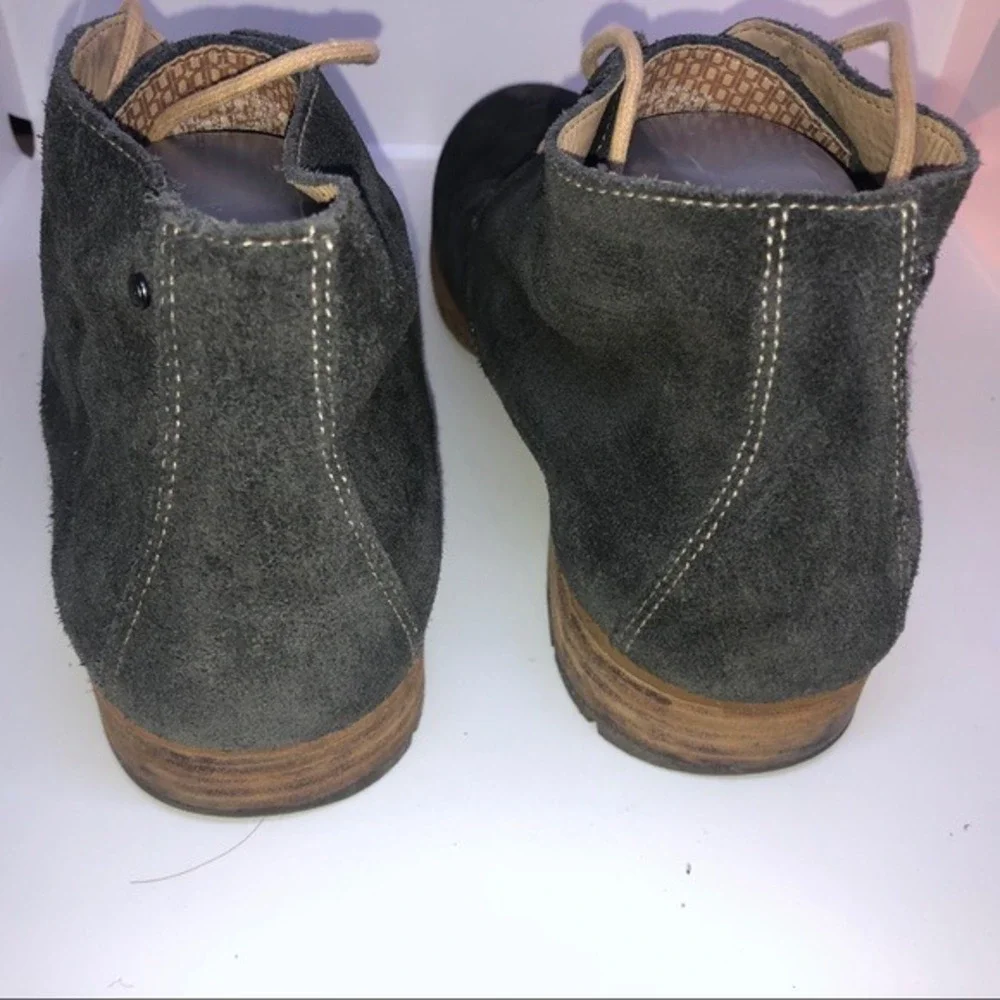 Rockport Black Lace Up‎ Leather Ankle Boots Men's 11.5